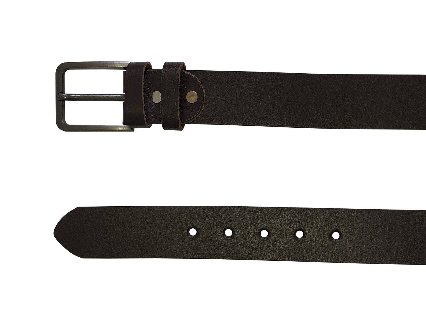 Dark Brown Leather Belt for Men | Casual and Formal wear
